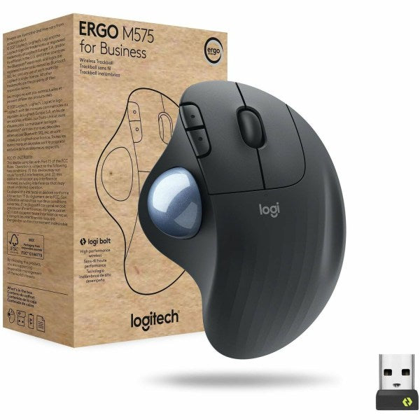 Logitech ERGO M575 Wireless Trackball Graphite